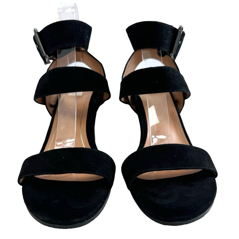 Vionic Sofia Black Suede Ankle Strap Block Heeled… - image 7